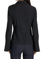 Mckenna Twist-Front Blouse