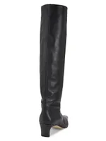 Wally Leather Knee-High Boots