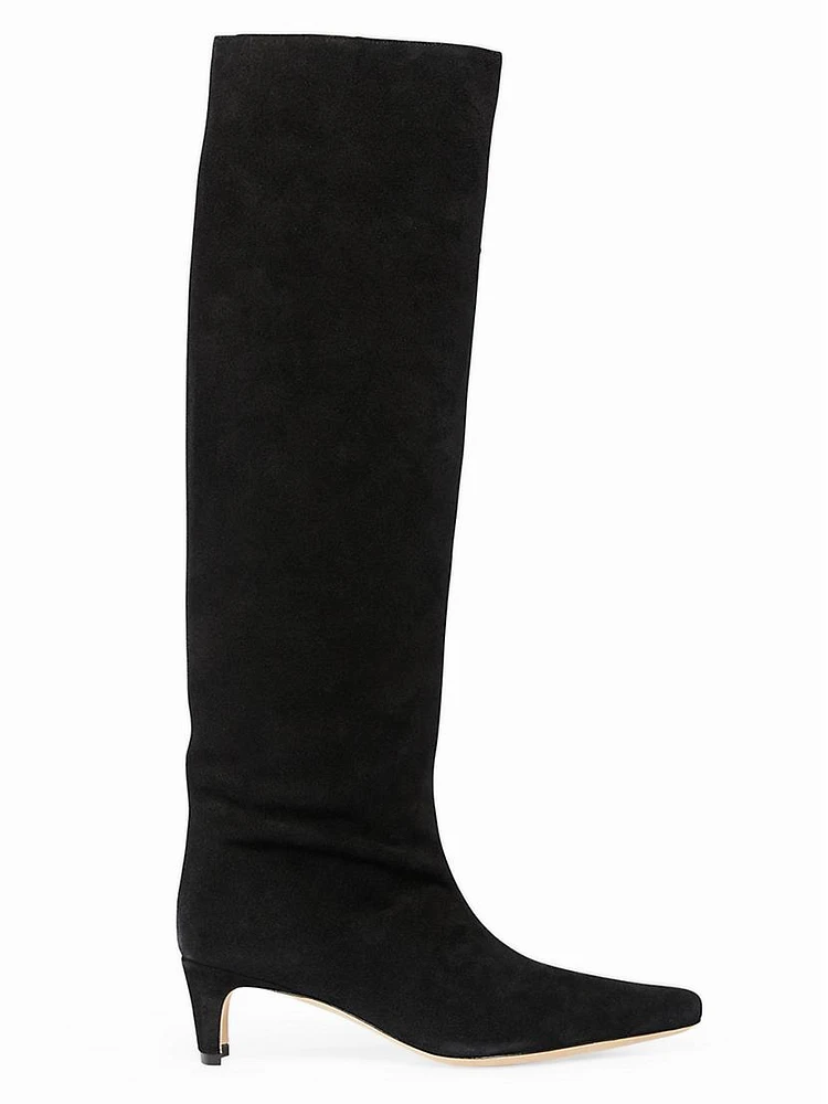 Wally Suede Knee-High Boots