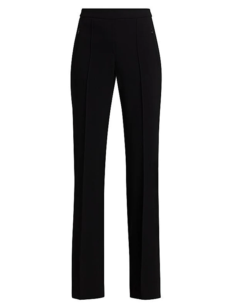 Demitria Pull-On Flared Pants