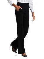 Demitria Pull-On Flared Pants