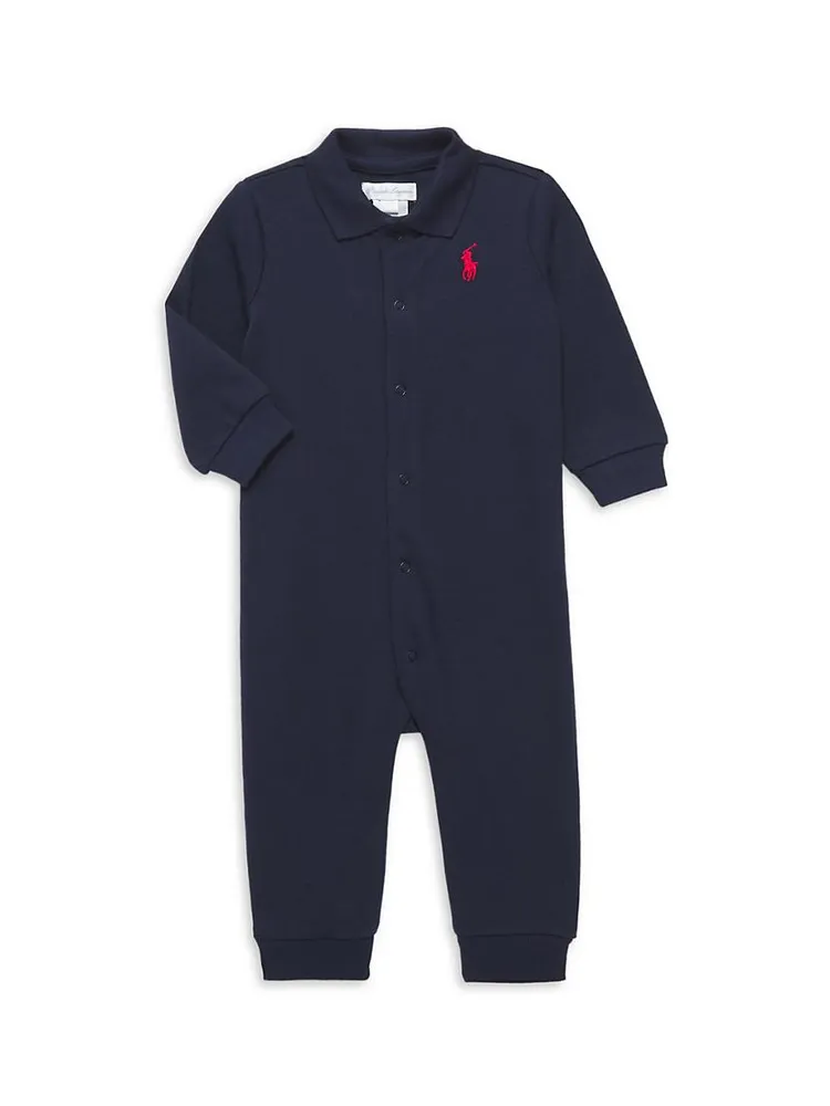 Baby Boy's Interlock Classic Coverall