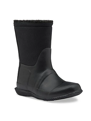 Baby's, Little Boy's & Boy's Original Faux Shearling-Lined Rain Boots