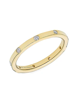 Stardust 18K Yellow Gold & Diamond Ring