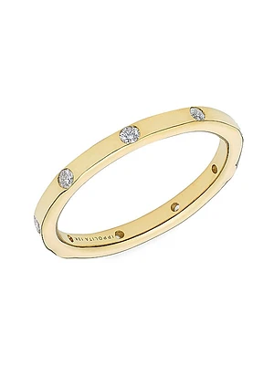 Stardust 18K Yellow Gold & Diamond Ring