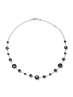 Lollipop® Short Lollitini Sterling Silver & Hematite Necklace