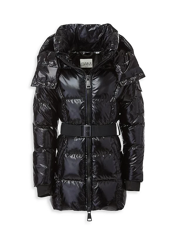 Girl's Soho Belted Down Mid-Length Jacket