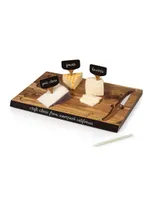 Delio 6-Piece Cheese Acacia Wood Cutting Board & Tools Set