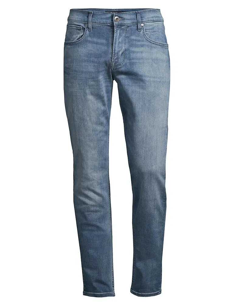 Blake Faded Stretch Slim-Straight Jeans