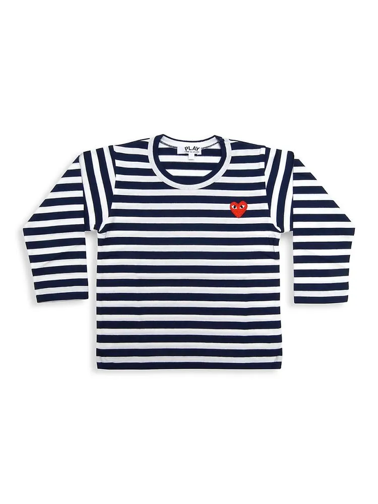 Little Kid's Play Kids Striped Logo Shirt