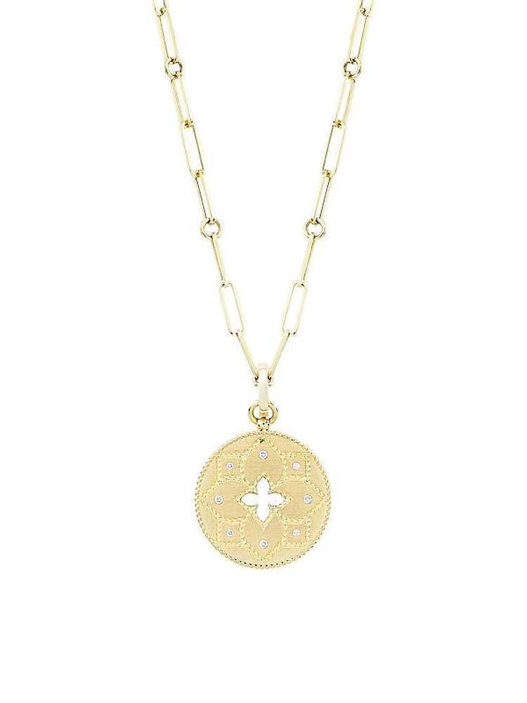 Venetian Princess 18K Yellow Gold & Diamonds Pendant Necklace