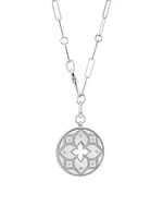 Venetian Princess 18K White Gold & Diamond Medallion Necklace