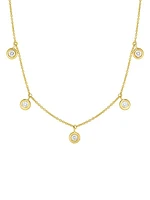 Diamond By The Inch 18K Yellow Gold & Diamond Dangle Necklace