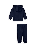 Baby Boy's 2-Piece Atlantic Terry Zip-Up Hooded Sweater & Joggers Set