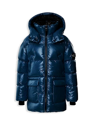 Little Kid's & Down Puffer Jacket