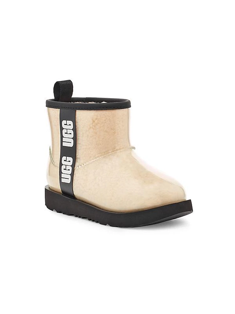 Girl's Classic Clear Mini Boots