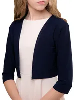 Girl's Cropped Bolero Jacket