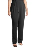 Suzette Crepe Straight Pants