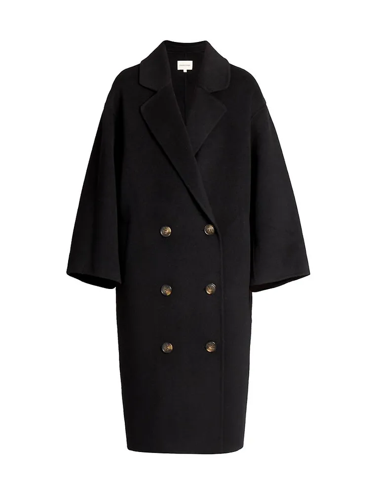 Borneo Double Breasted Wool & Cashmere Coat