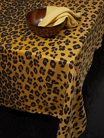 Leopard Linen Sateen Tablecloth