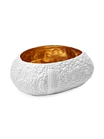 Haas Mojave 24K Gold & Porcelain Dessert Bowl