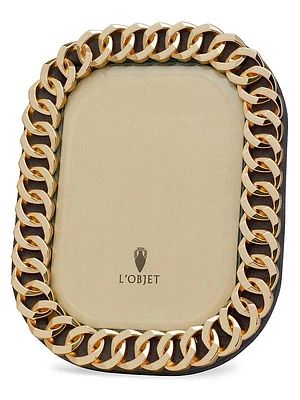 Cuban Link Metallic Picture Frame