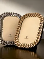 Cuban Link Platinum Picture Frame