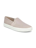 Blair Perforated Leather Slip-On Sneakers