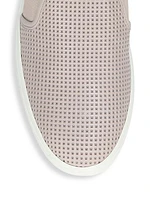 Blair Perforated Leather Slip-On Sneakers