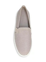 Blair Perforated Leather Slip-On Sneakers