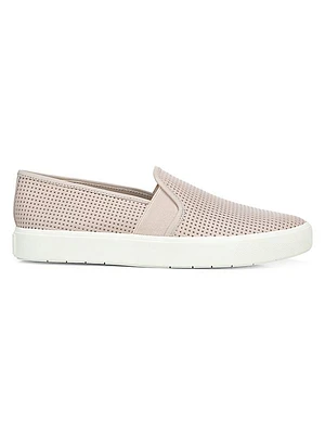 Blair Perforated Leather Slip-On Sneakers