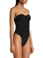 Marissa Slinky Strapless One-Piece Swimsuit