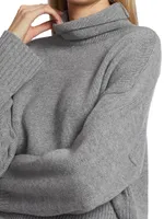 Stintino Wool-Cashmere Funnelneck Sweater