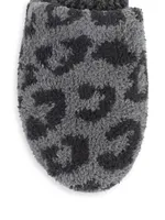 Cozychic Leopard-Print Slippers