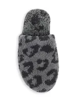 Cozychic Leopard-Print Slippers