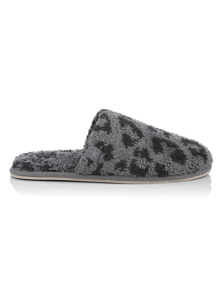 Cozychic Leopard-Print Slippers