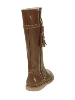 Girl's Patent Leather Riding Boots