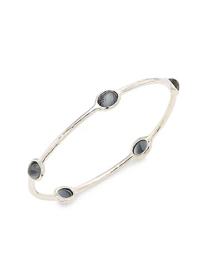 Rock Candy® Sterling Silver & Hematite Bangle