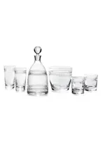 Langley Crystal Glass Ice Bucket