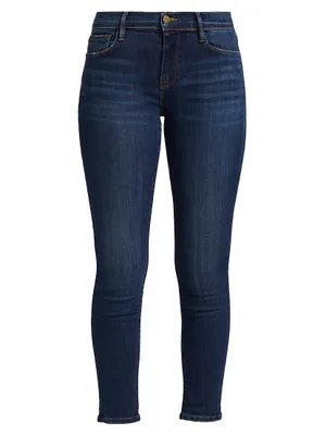 Le Garcon Mid-Rise Straight Jeans