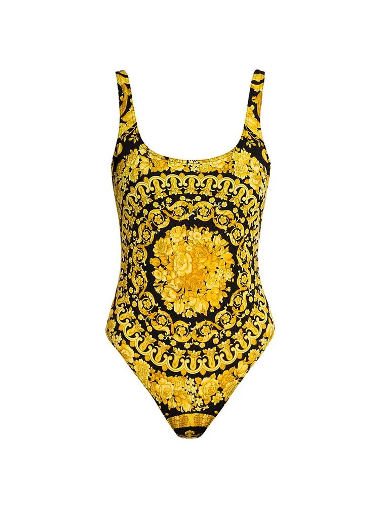 Barocco Print One-Piece Swimsuit