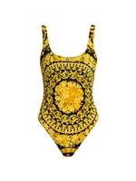 Barocco Print One-Piece Swimsuit