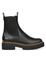 Laguna Lug-Sole Leather Combat Boots