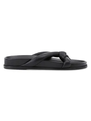 Honore Padded Leather Sandals