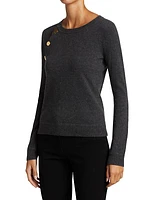 Minamoto Cashmere Button Knit Sweater