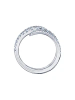 Vine 18K White Gold & Diamond Wrap Ring