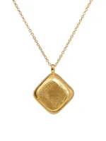 Bon-Bon 22K & 24K Yellow Gold Large Pendant Necklace