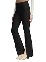 Maeve Slit-Hem Flare Trousers