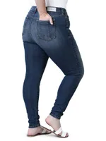 Mid-Rise Distressed Jeggings