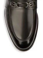 Leather Horsebit Loafers